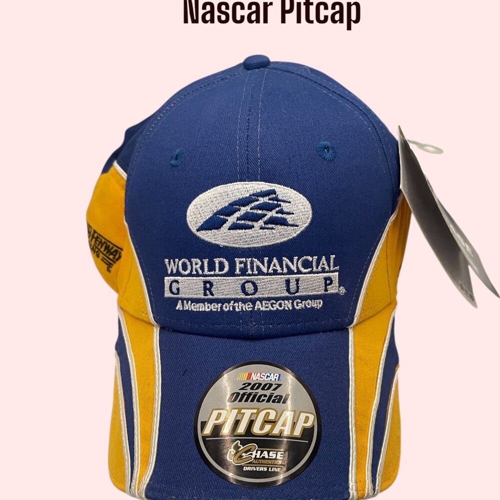 NWT Carl Edwards #60 Roush Fenway Racing NASCAR Cap Hat 2007 Chase Authentic